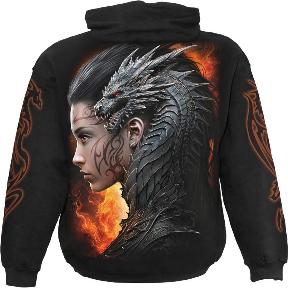 Spiral - Draco Queen Hoodie - Black